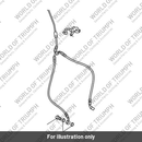 Brake Line, Front Caliper (T2025127)