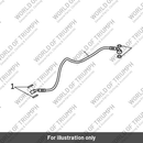 Brake Line, Rear M/Cylinder (T2025128)