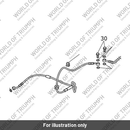 Brake Line, Rear Caliper (T2025129)