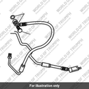 Brake Line, MCyl to HS, Front (T2025573)