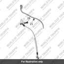 Brake Line, HS to Cal, Front (T2025576)
