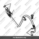 Brake Line, Mod to Cal, Rear (T2025615)