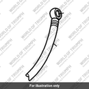 Brake Hose, Teflon (T2026032)