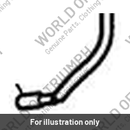 ABS Feed Pipe, Rear (T2027060)