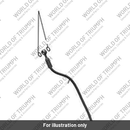 Brake Line, Headstock to Caliper (T2027741)