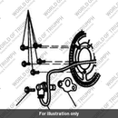 Wheel Speed Sensor, ABS, Rear (T2028010)