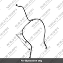 Brake Line, Front Caliper, LH (T2028044)