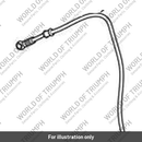 Brake Line, Headstock to Caliper, Front R (T2028196)