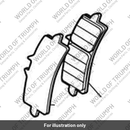 Pad Set, Caliper, BRM10B, Inter (T2029091)