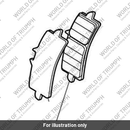 Pad Set, Caliper, BRM10B, Inter (T2029092)