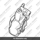 Caliper, M50, BRM10H, LH (T2029730)