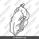 Brake Caliper, RH, M4.30 (T2029820)