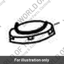 Rubber, Lower, Upper, Shroud (T2040650)