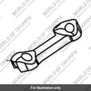 Upper Handlebar Clamp, Single (T2040778)