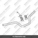 Handlebar Assy, 22.2mm, Black (T2041415)