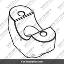 Lower Handlebar Clamp (T2041566)