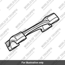 Handlebar Clamp, Upper, Black (T2041768)