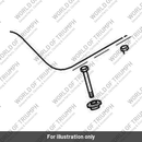 Handlebar Assy, 25.4mm, Black (T2043391)