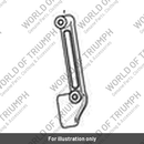 Mudguard Support, RH (T2043547)