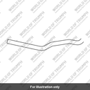 Handlebar Assy, 25.4mm, Chromed (T2044455)