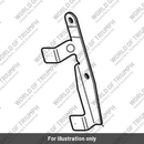 Bracket, Front Mudguard, RH (T2045172)