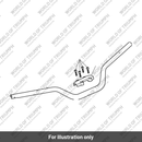 Handlebar, Tapered, Black (T2046066)