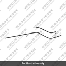 Handlebar, 25.4 OD, Black (T2046173)