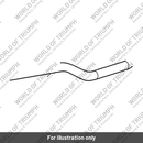 Handlebar, 25.4 OD, Chrome (T2046174)