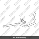 Handlebar Assy, Flat, Black, 25.4mm (T2049271)