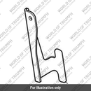 Rear Reflector Bracket, RHS (T2050716)