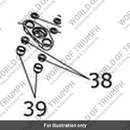 Rubber Gasket, LH/RH (T2060069)