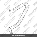Dresser Bar, LHS, Chrome (T2070584)