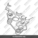 Rear Bridge, Subframe (T2071174)
