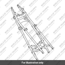Rear Subframe Assy, Black Silver (T2077195)
