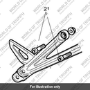 Footrest Hanger, RH (T2080892)