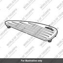 Rubber, Footboard, LHF (T2080958)