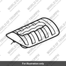 Rubber, Footrest (T2082336)
