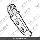 Footrest, Rear, LH (T2082339)