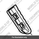 Rear Footrest Rubber (T2082341)