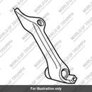 Footrest Hanger, RH, Black (T2082732)
