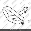 Protection Bar, RH, Crinkle Black (T2082769)