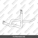 Dresser Bar Assy, S/S, RH (T2083179)