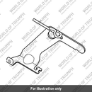 Bracket, Catbox, LH, Assy (T2083191)