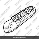 Footrest Rear, LH (T2083339)