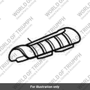 Rubber, Footrest, RHF (T2083535)