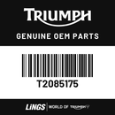 Footrest, Rear, RH, Black (T2085175) barcode