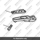 Footrest Assy, RH, Front (T2087761)