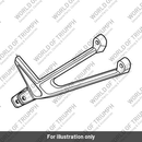 Footrest Hanger, RH, Blk (T2088157)