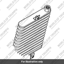 Grille Assy, Rad, Front, BLK (T2100283)
