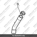 Hose, Pump to Block (T2100782)